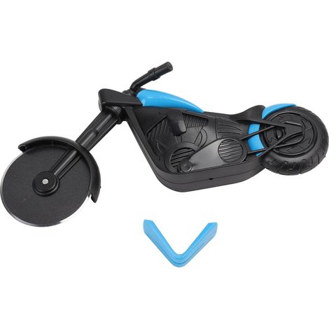Pizzaschieber aus Edelstahl im Motorrad-Design – Blaues Rollmesser für die Küche (1/5)