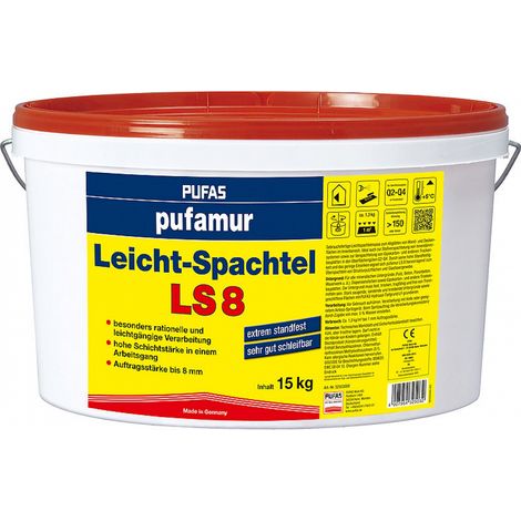 Pufas Pufamur Leichtspachtel 15kg 32503000