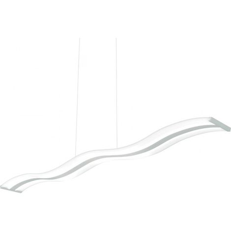Lampadario led dimmerabile top light double wave 1178s lampada sospensione modulo led moderna (1/5)