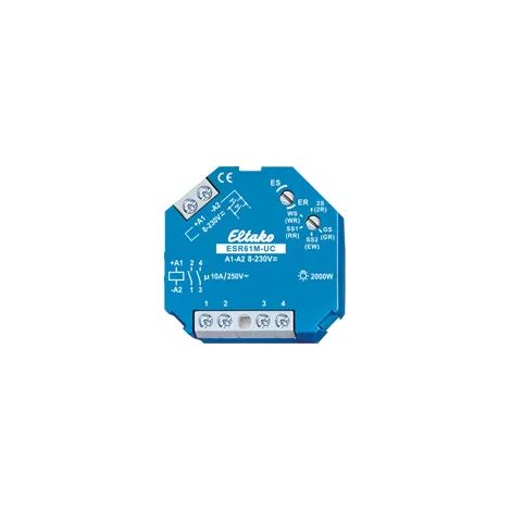 Eltako Multi.-Stromstoßschalter 1+1S. pot.frei 10A ESR61M-UC (1/2)
