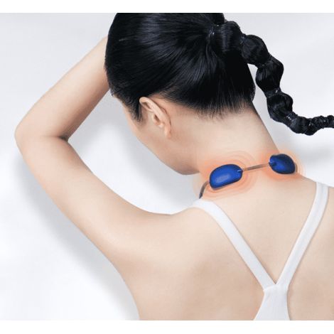 Nackenmassagegerät mit Aufhängung, Doppelpulsfunktion, Nackenschutz und intelligenter Wärmekompresse, Physiotherapiegerät. (1/5)