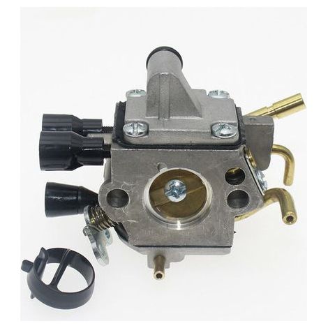 Lot de 2 Carburateur compatible avec tronçonneuses Stihl MS193, MS193T et MS193TC, remplace 1137-120-0617. (1/4)