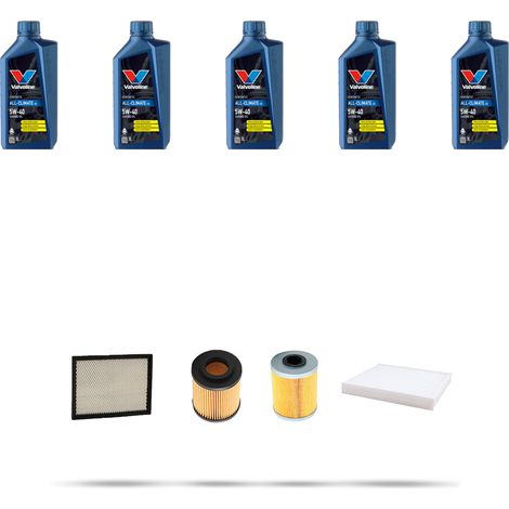 Kit tagliando 4 FILTRI e 5L OLIO compatibile con Opel Astra G 1.7 CDTI 59kw dal 2003 (1/5)