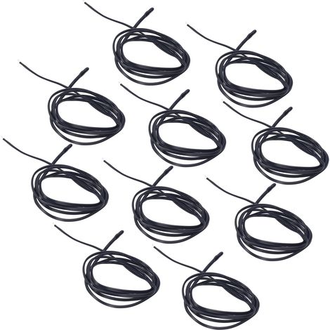 10 Stück NTC-Thermistor-Sensor, PVC-Epoxidharz, NTC-Temperaturfühler für Haushaltsgeräte, hohe Genauigkeit 1 m20 K, B3950 (1/5)