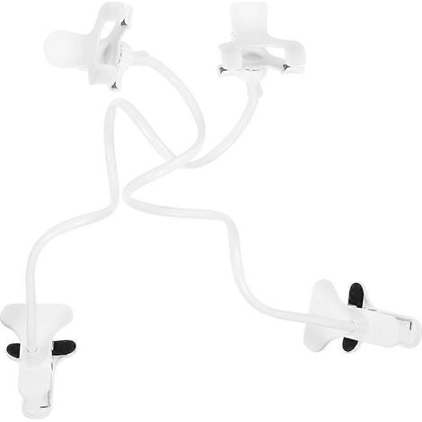 Lot de 2 supports de téléphone, pinces de fixation pour téléphone portable, support de bureau. (1/5)