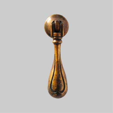 Pendente per mobili '5060' 20x67 mm - patinato antico GIUSTI (1/2)