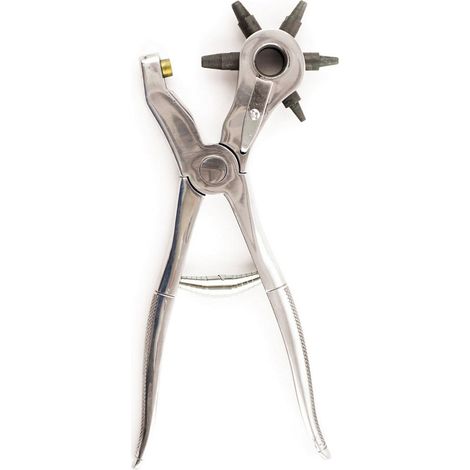 Pinza fustellatrice professionale per il cuoio e la pelle in acciaio inox