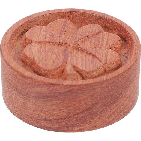 Diffuseur d'huiles essentielles rond en bois, diffuseur d'arômes, diffuseur de rechange pour huiles essentielles-5.00X5.00X2.00CM (1/4)