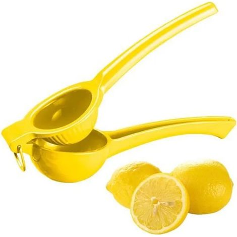 Presse-citron - Rosenstein & Sohne - Ø 7 cm - Métal - Résistant à l'acidité - 1 pièce (1/2)