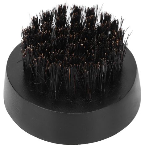 Brosse à Barbe Professionnelle pour Coiffure et Démêlage - Manche en Bois Noir (1/5)