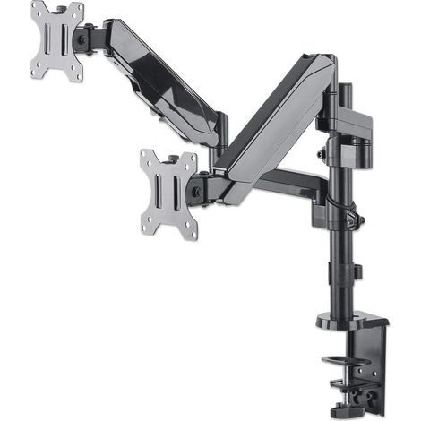 Manhattan 461597 Soporte de monitor gris para escritorio