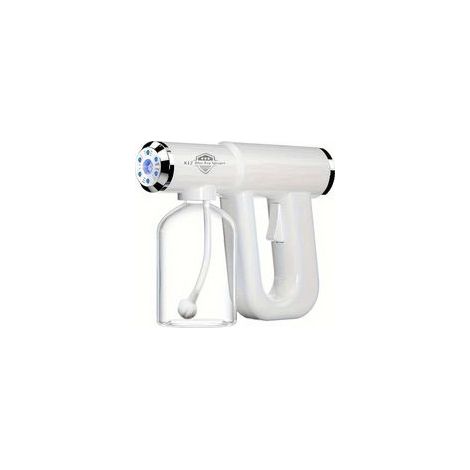 Pulverizador desinfectante Nano K12 para uso interior y exterior, pistola desinfectante, pulverizador de alcohol líquido, pistola desinfectante con luz azul - Crezuo