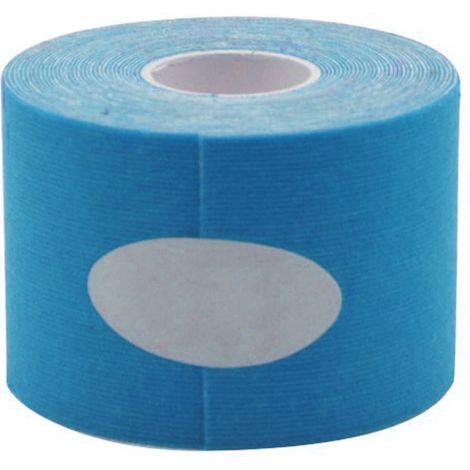 Bande adhésive élastique auto-adhésive, imperméable et respirante, 5 cm x 5 m, bleu clair, pour poignet et cheville, idéale pour le sport. (1/5)