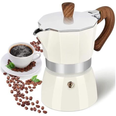 Machine à expresso 3 tasses à expresso Moka,Machine à café cubaine manuelle en aluminium de qualité supérieure Moka (1/5)