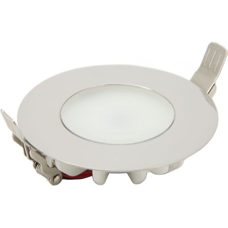 Lampe de plafond LED 12V-24V, plafonnier intérieur universel pour camping-car, caravane, yacht, bateau, avec extracteur d'air et lumière bleue 3W (1/5)
