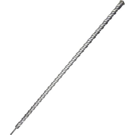 1 Foret SDS Plus 28 x 1000 mm - Béton, Brique, Pierre - 4 Tranchants - SDS Plus Compatible (1/5)