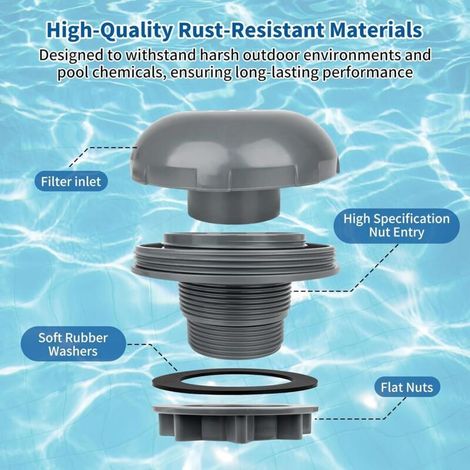 Cartouche filtrante de rechange INTEX P6H1317 - Compatible avec les systèmes de filtration de piscine INTEX et BESTWAY Coleman P6H13 (1/2)