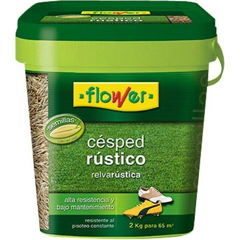 Semillas césped rústico cubo 2Kg flower