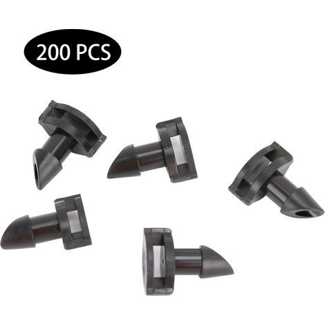 200 pcs 360 Degree Irrigation Atomizing Refraction Nozzle Micro Sprayer for Garden Use (1/5)