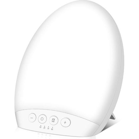 Lampe lumière du jour 10000 lux,lampe de luminothérapie à 4 minuteries avec fonction de mémoire contre la dépression,3 couleurs de lumière intensité lumineuse de la douche réglable,lumière du