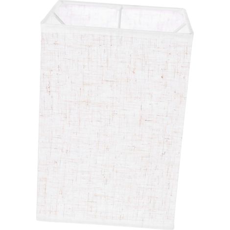 Paralume in lino naturale fatto a mano, stile semplice per lampada da comodino o lampada da terra, design elegante, facile installazione per camera da letto o soggiorno. (1/5)