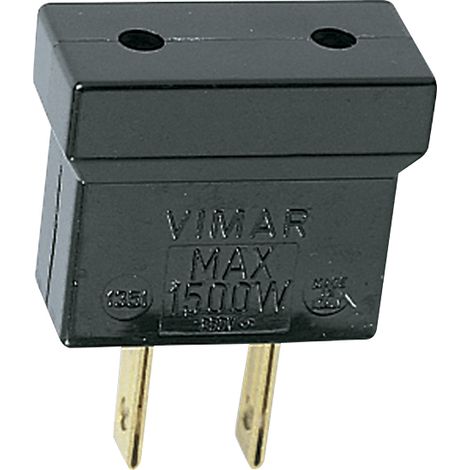 VIMAR - 01351 Adattatore 2P USA - P10 nero