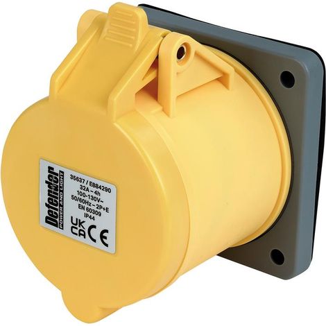 Draper 35637 DEFENDER PANEL SOCKET 110V 32A