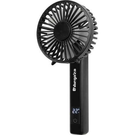 Ventilador de Mano de 4 Velocidades Orbegozo  Ventilador Portatil Ligero 2,5W  Indicador de Bateria y Control Tactil (1/5)