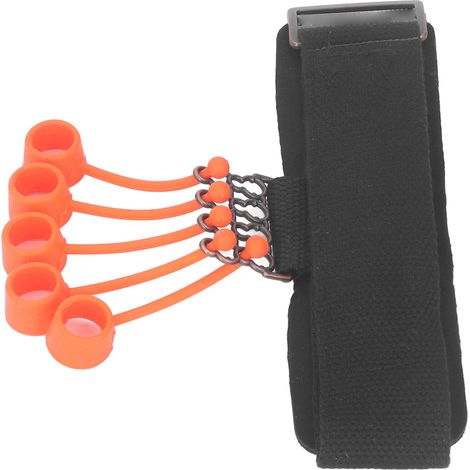 Fingerkräftigungsgerät mit einstellbarem Widerstand, komfortablem Griff und tragbarem Design, schwarz. (1/5)