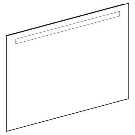 Geberit Option Basic Square Lichtspiegel, Beleuchtung oben, (1/5)