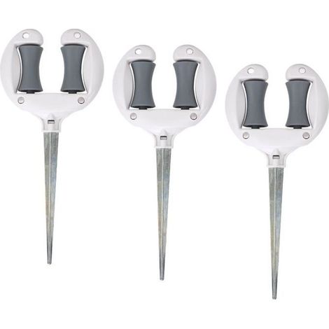 Guide de tuyau - AIMOONSA - 27 x 12 cm - Rouleau pivotant - ABS & fer antirouille - Pour jardin (1/5)