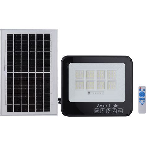 Projecteur Solaire LED 100W Super Lumineux Étanche IP65 avec Détecteur de Mouvement, Lampe Murale Extérieure pour Jardin, Cour et Sécurité Domestique, Lumière Blanche (1/5)