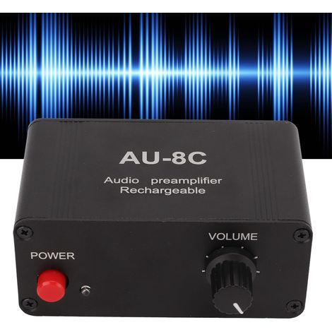 Miniatur-Stereo-Audio-Vorverstärker, 20 dB Verstärkung, Plattenspieler-Vorverstärker, dualer NE5532-Operationsverstärker mit USB-Stromkabel (1/5)