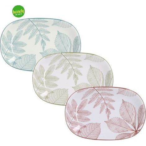 Vassoio ovale piano Natura Tognana 28 cm 3 colori assoriti