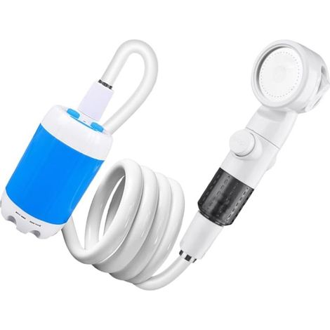 Tragbare, wiederaufladbare Campingdusche mit 4000-mAh-Akku, wasserdicht für den Outdoor-Einsatz – das ultimative Dusch-Gadget (1/5)