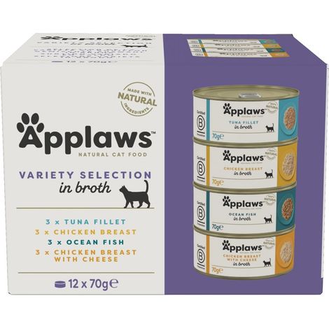 APPLAWS CAT SUPREME SELECTION Geschmacksmischung 12x70g