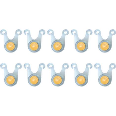 Protection lumineuse pour tente à corde, petite lampe torche jaune suspendue -- (1/5)
