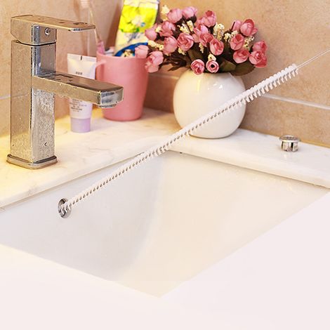 71 cm flexibles Abflussreinigungswerkzeug, Kanalüberlaufreinigungsbürste für Bad und Küche (Grün) (1/5)