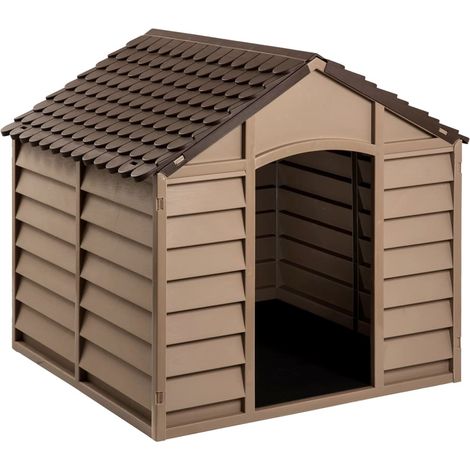 Niche pour chien Marron 86x84x82 cm Polypropylène