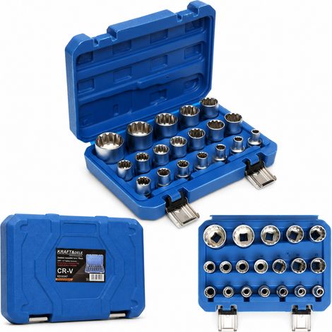 Torx-Steckschlüsselsatz, 19-teilig, robust Kraft&Dele (1/5)
