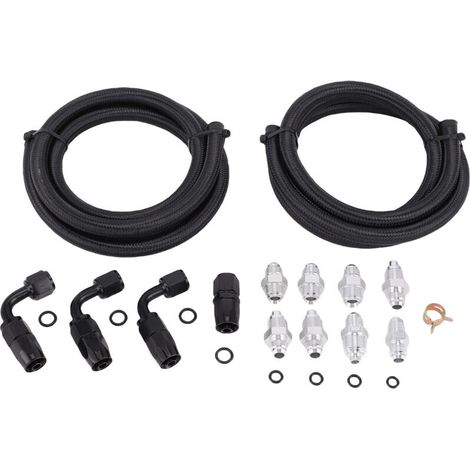 Kit de Tuyau de Pompe de Direction Assistée, Raccords Universels Haute Performance 6AN, Tuyau Basse Pression de 3/8 Pouces, Remplacement pour Moteur LS1 LS3, Applications (1/5)