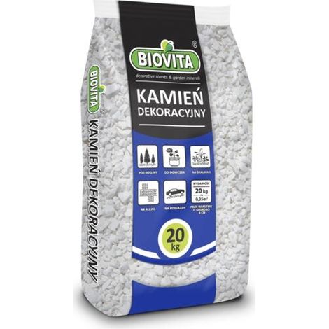 Granulats décoratifs blancs 8-16 mm 20 kg (1/2)