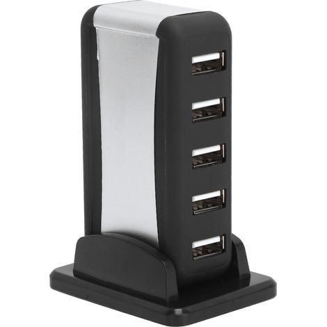 Hub USB 7 Ports Alimentation Externe 100-240V pour PC, Mac et Charge Rapide (Prise Européenne)