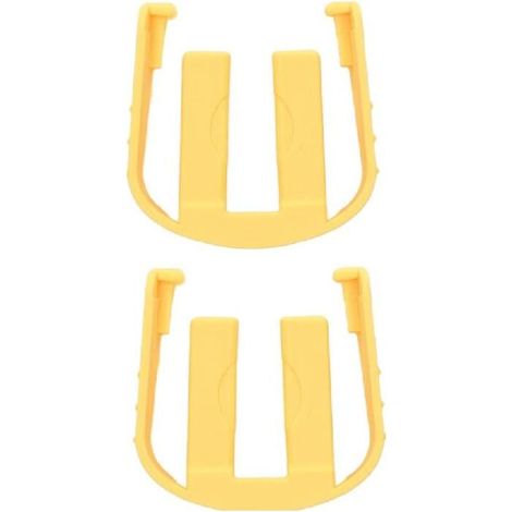 Lot de 2 rondelles de voiture, autres outils de jardin, connecteur rapide, boucle, clip en C, pièces de rechange, convient pour Karcher K2, K3, K7, jaune (1/5)