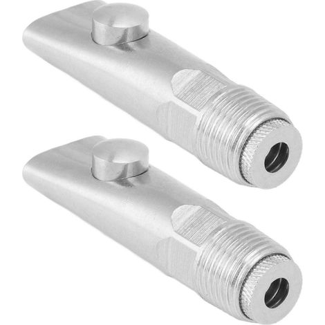 2pcs Tétine à Eau pour Porcs, Débit Constant, Acier Inoxydable G1/2 Filetage Externe, Abreuvoir à Cochons Truies et Porcelets (1/5)