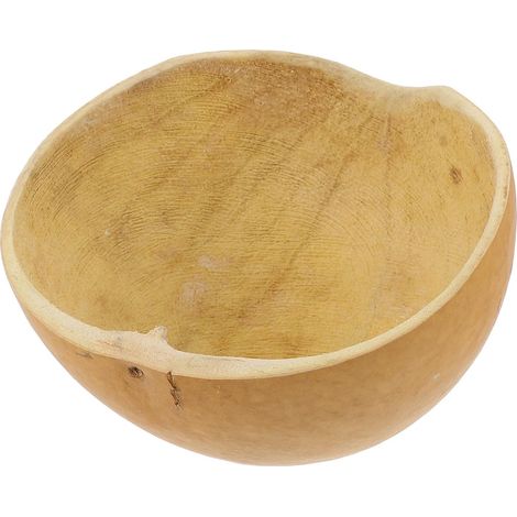 Cuillère à potiron au design naturel et simple avec grande capacité en gourde Louche de cuisine pour conserver l'eau et prise facile pour équipement de cuisine (1/5)