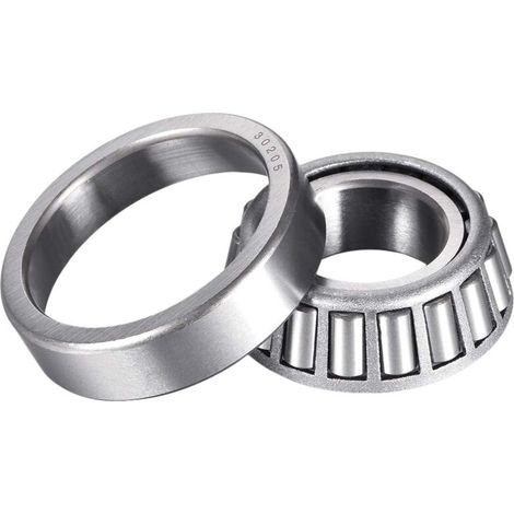 Cuscinetti a rulli conici 30205 con coppa, diametro interno 25 mm, diametro esterno 52 mm, spessore 16,25 mm, cuscinetto ruota