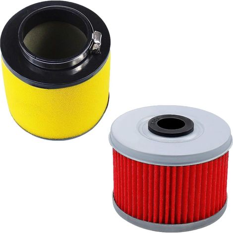 17254-HC5-900 is a medium-sized air filter and oil filter for Honda TRX300 ATVs. (1/4)