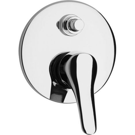 MISCELATORE MONOCOMANDO INCASSO DOCCIA CON DEVIATORE LINEA DERBY Cromo