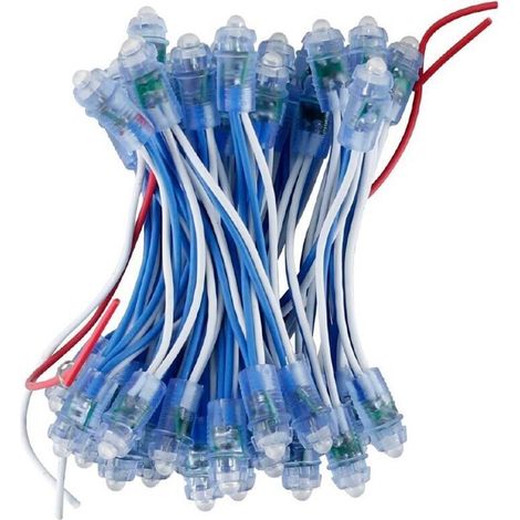 50 Led Luce Blu Punti Luminosi Effetto Cielo Stellato A Incasso Da Soffitto 12v (1/3)